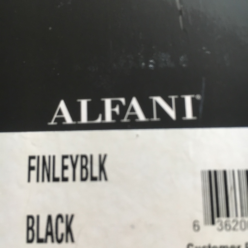 New Alfani Black Leather heels 6.5 - Picture 6 of 7
